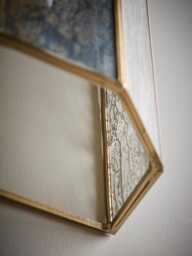 Faceted Mercury Glass Wall Light - thumbnail 3