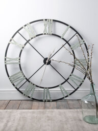 Ironwork Cut Out Clock