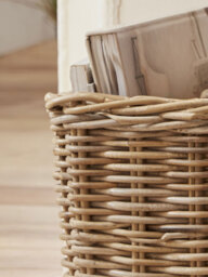 Rattan Magazine Rack - thumbnail 2