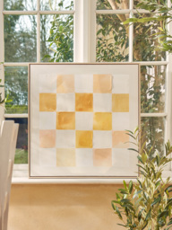 Framed Chequered Canvas - thumbnail 1