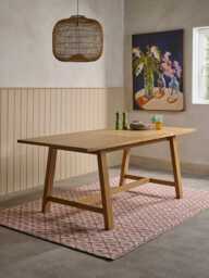 Neda Extendable Rectangle Dining Table - 4 to 6 Seater - thumbnail 3