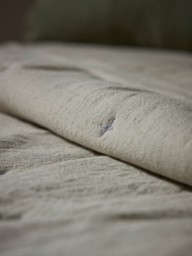 Cotton Linen Kingsize Quilt - Natural - thumbnail 3