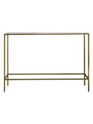 Villette Console Table - Burnished Brass - thumbnail 5