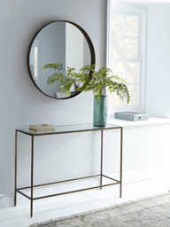 Villette Console Table - Burnished Brass - thumbnail 3