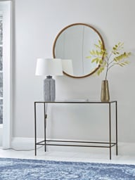 Villette Console Table - Burnished Brass - thumbnail 1