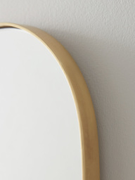 Lozenge Shaped Wall Mirror - Brass - thumbnail 3