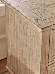 Geometric Parquet Bedside Table - thumbnail 5