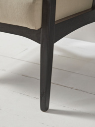 Cane Webbing Armchair - Black - thumbnail 3
