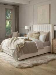Ribbed Boucle Bed - Double