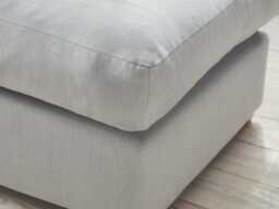 Lyon Ottoman - Tobacco Opulent Cotton Velvet - thumbnail 4