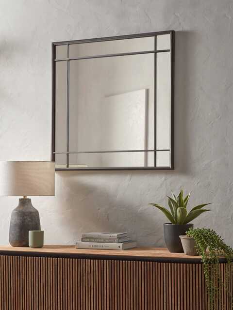 Square Panelled Mirror - image 1