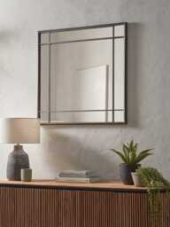 Square Panelled Mirror