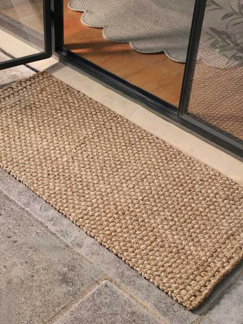 Textured Jute Doormat - Double - image 1