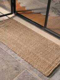 Textured Jute Doormat - Double - thumbnail 1