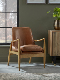 Halden Armchair - Leather - thumbnail 1