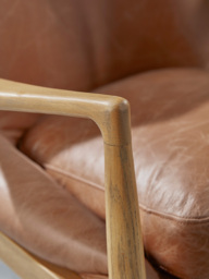 Halden Armchair - Leather - thumbnail 4