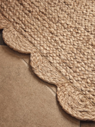 Scalloped Jute Doormat - thumbnail 2