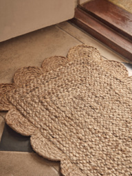 Scalloped Jute Doormat - thumbnail 3