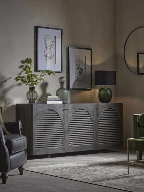 Slatted Arch Sideboard - image 1