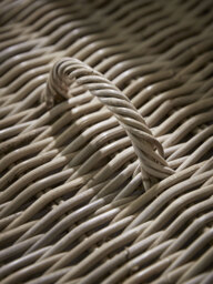Lined Rattan Laundry Basket - Square - thumbnail 3