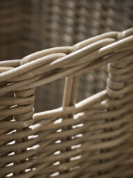 Lined Rattan Laundry Basket - Square - thumbnail 5