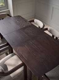 Kamille Extendable Rectangle Dining Table - 6 to 8 Seater - thumbnail 2