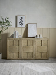 Woven Effect Sideboard - thumbnail 1