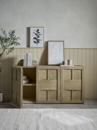 Woven Effect Sideboard - thumbnail 5