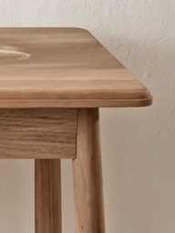 Bergen Oak Console Table - Natural - thumbnail 2