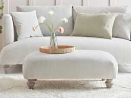 Geneve Ottoman - Evergreen Opulent Cotton Velvet - thumbnail 5