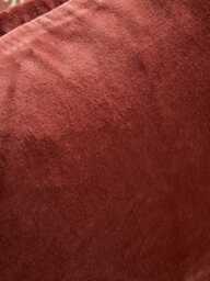 Velvet & Cotton Linen Rectangular Cushion Cover - Deep Red - thumbnail 4
