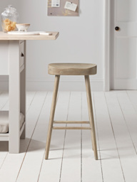Weathered Oak Counter Stool - Greywash - thumbnail 4