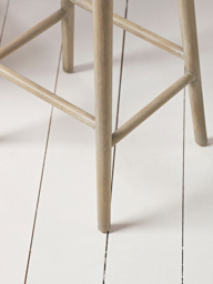 Weathered Oak Counter Stool - Greywash - thumbnail 2