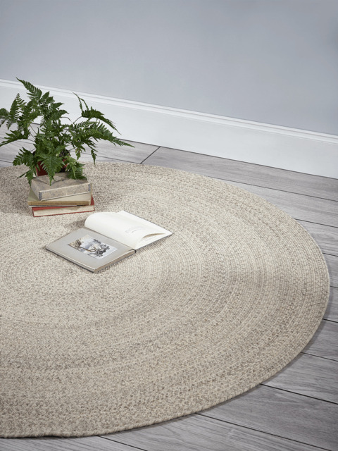 Agna Round Rug - Natural - image 1