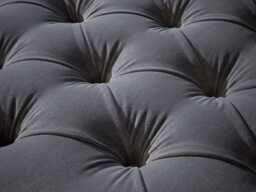Buttoned Coffee Table Ottoman - Cumin Opulent Cotton Velvet - thumbnail 4