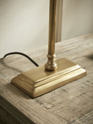 Antique Brass Desk Lamp - thumbnail 5