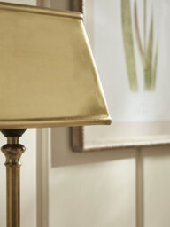 Antique Brass Desk Lamp - thumbnail 3