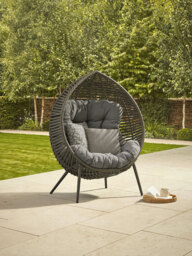 Indoor Outdoor Teardrop Occasional Chair - thumbnail 1