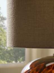 Tortoiseshell Glass Table Lamp - thumbnail 3