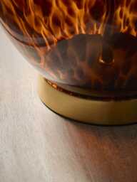 Tortoiseshell Glass Table Lamp - thumbnail 5