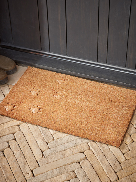 Embossed Paw Print Doormat - image 1