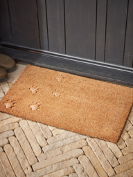 Embossed Paw Print Doormat - thumbnail 1