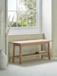 Oslo Oak Hallway Bench - thumbnail 2