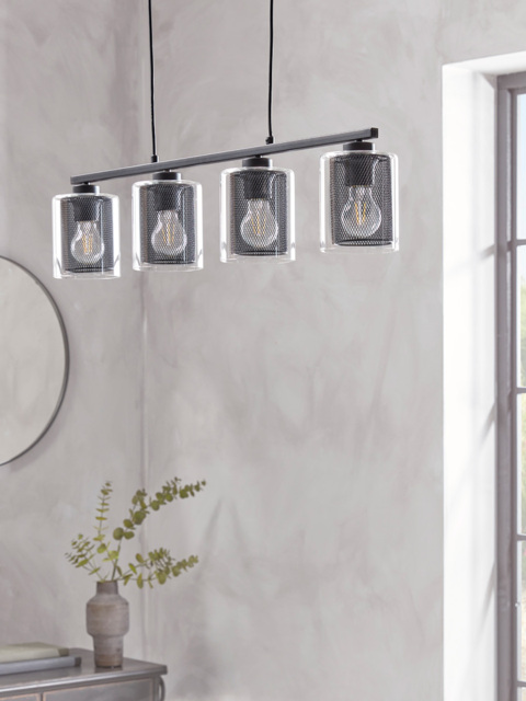Four Mesh Pendant Lights - image 1