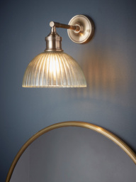 Reeded Glass Wall Light - thumbnail 2