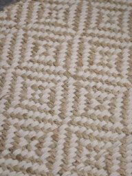Braided Jute Diamond Doormat - thumbnail 2