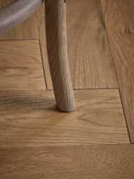 Oak Cross Back Counter Stool - Natural - thumbnail 2