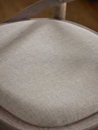Oak Cross Back Counter Stool - Natural - thumbnail 4