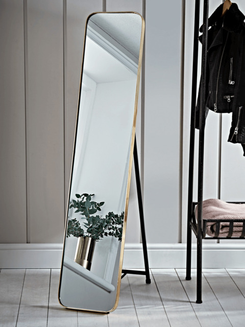 Aurum Brass Full Length Mirror - image 1