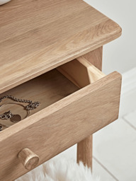 Bergen Oak Dressing Table - Natural - thumbnail 5